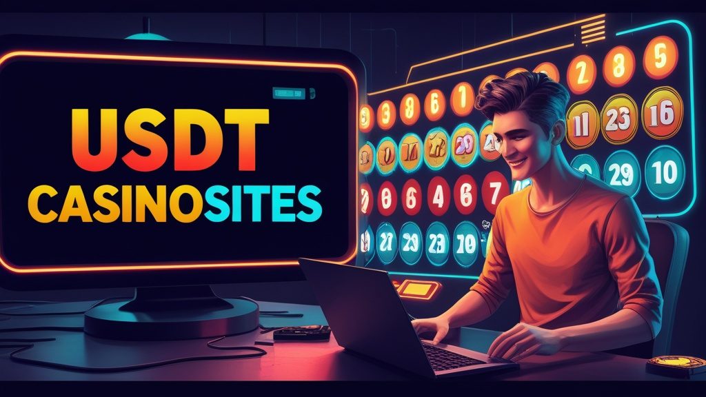 Illustration for Best crypto casinos on usdtcasinosites.com