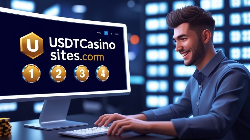 Illustration for Crypto gambling sites on usdtcasinosites.com