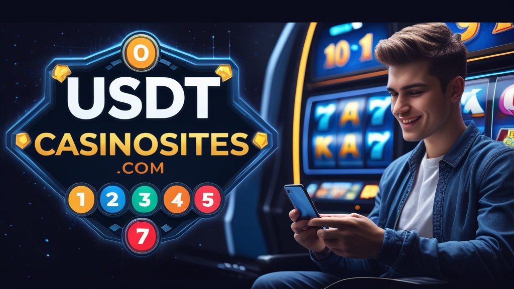 Illustration for Crypto live casinos on usdtcasinosites.com