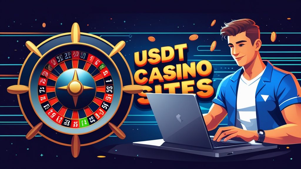Illustration for Crypto roulette, read as maths on usdtcasinosites.com